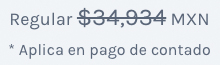 Precio regular