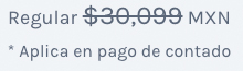 Precio regular